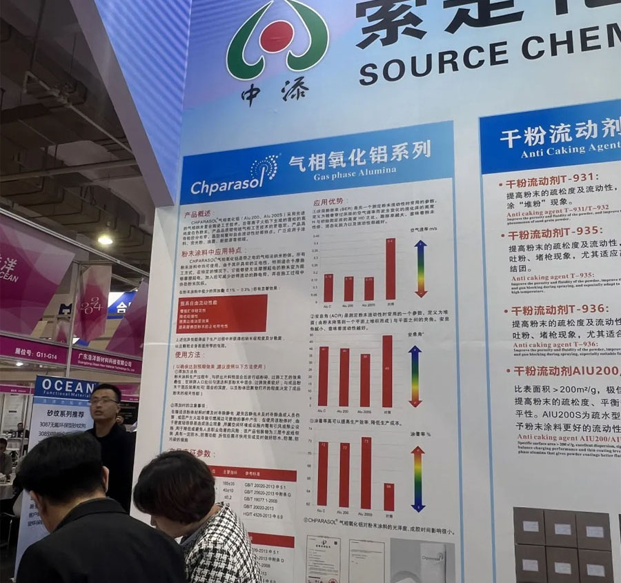 索是化工攜綠色環(huán)保助劑亮相2024粉末涂料與涂裝行業(yè)展覽會